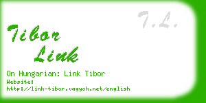 tibor link business card